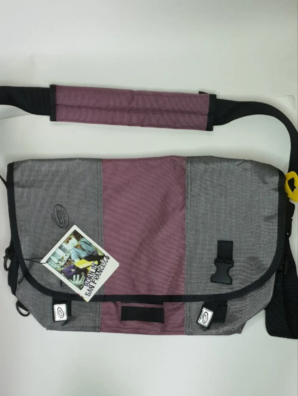 Limited Edition Timbuk2 Gray/Maroon Medium Messenger Bag